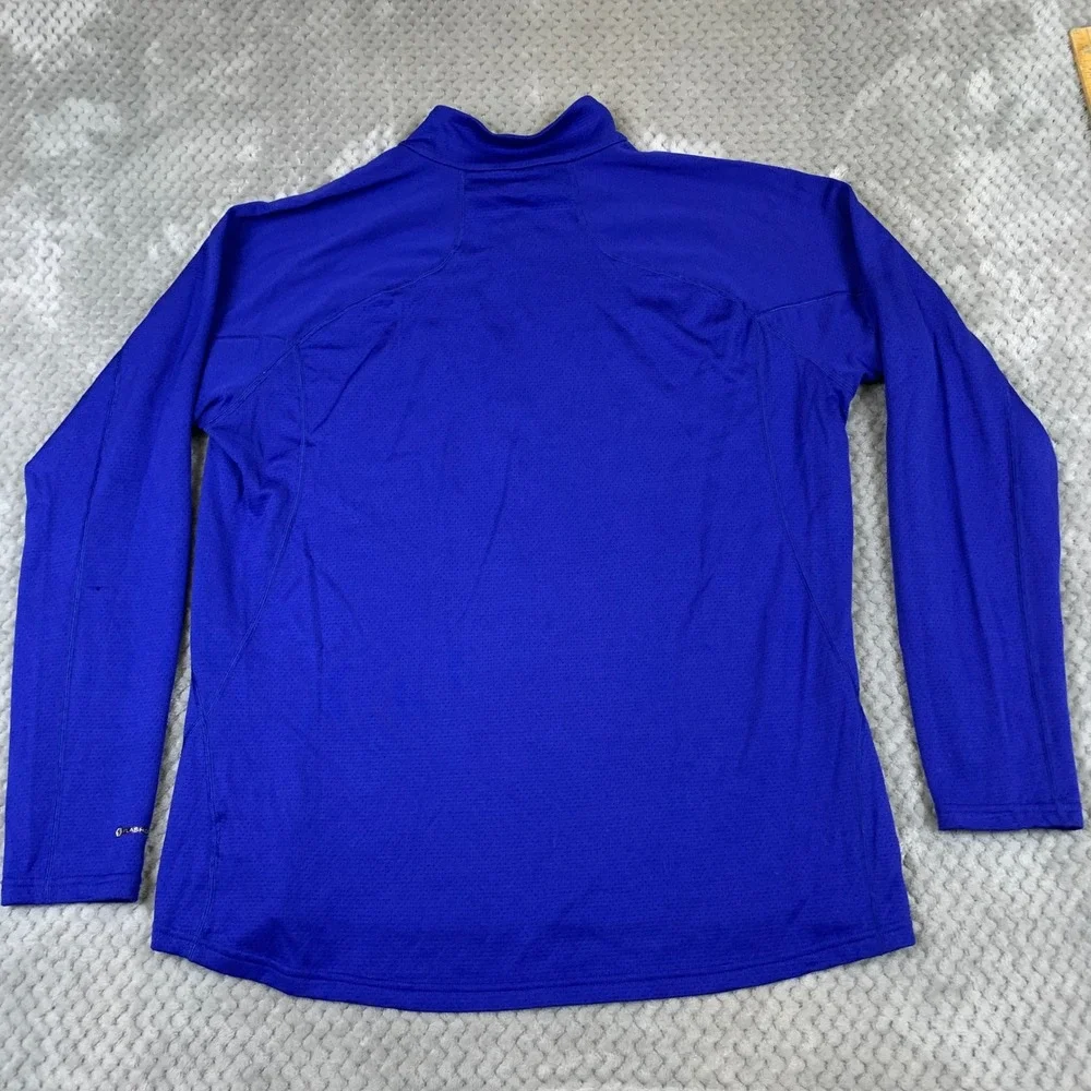 The North Face Mens XL‎ FlashDry Quarter Zip Pullover Royal Blue Performance Top